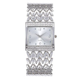 Square Stainless Steel Wrist Watch