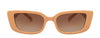 Retro Frame Rectangle Sunglasses