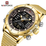 NAViFORCE -  Retro Watch with Stainless Steel Mesh