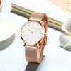 Stainless Steel Mesh Rose Gold Watch