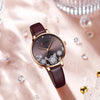 Charm Flowers Dial Quartz Wristwatch