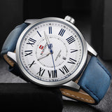 Top Luxury Leather Strap Sports Watch