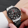 Stainless Steel 30m Waterproof Quartz Watch