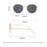 Classic Round Mirror Sunglasses