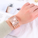 Square Stainless Steel Wrist Watch