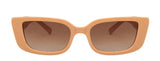 Retro Frame Rectangle Sunglasses