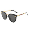 Fashion Luxury Round Metal Frame Mirror Sunglasses